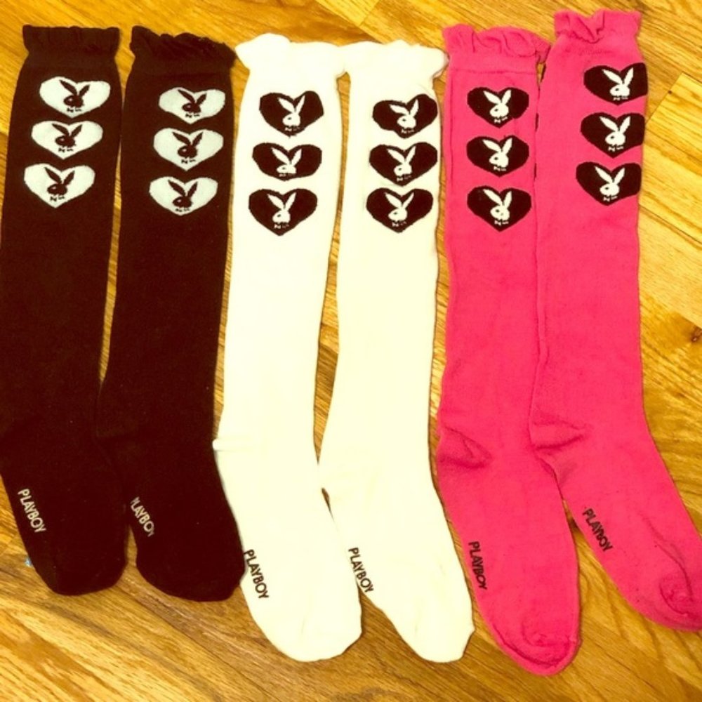 PLAYBOY Knee High Socks